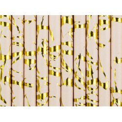 Sugerr i papir i rosa med guld-print