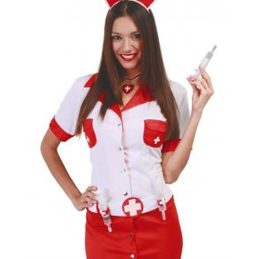 Sjukskterskeblte med sprutor