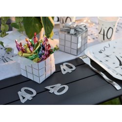 Tal konfetti stor 18 SLV