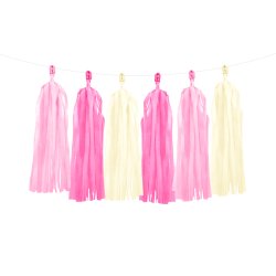 Tassel guirlande ROSA mix