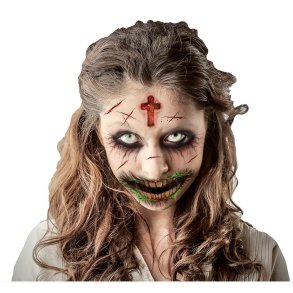 Sr og Ar tattoo - Zombie face