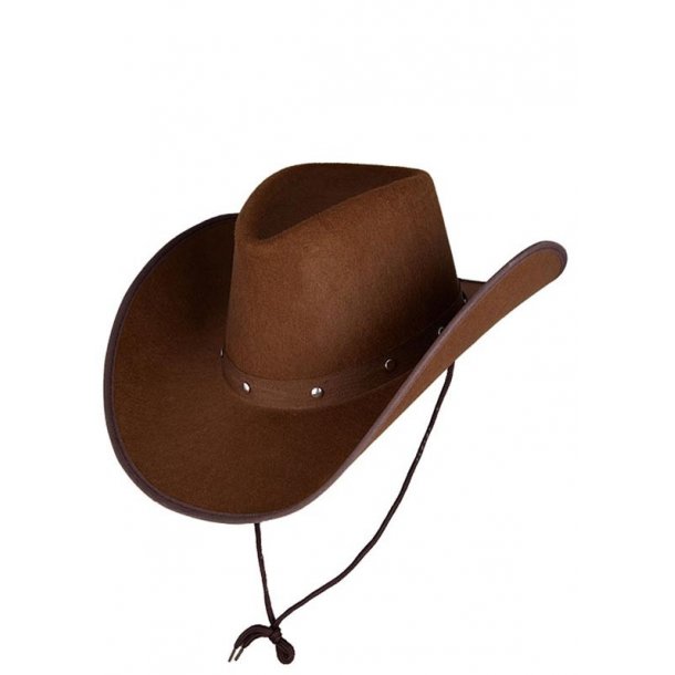 Cowboyhat Mrkebrun - Texas