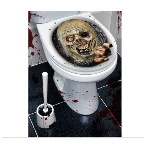 Toilet dekoration - Zombie