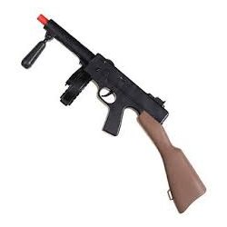 Machine Gun Tommy vapen i plast 52 cm
