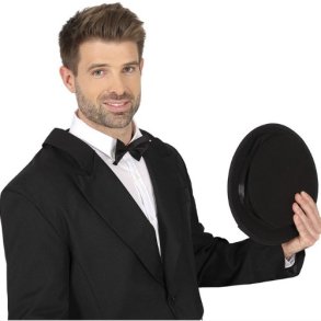 Tryllekunstner hat - foldbar