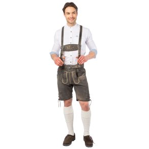 Lederhosen korte i skind - stengr