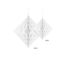 Vv diamant 20 cm i Hvid