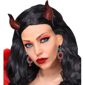 Vampyr reringe med flagermus og rde sten