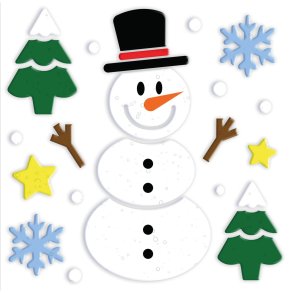 Julfnsterdekoration - Sngubbe