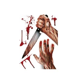 Halloween fnsterfolie - Bloody arms