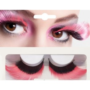 gonfransar i svart och rosa