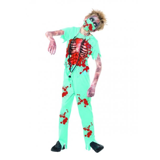Stilk Elendighed Forgænger Zombie Doktor | Køb kostume som zombie doktor drenge her!!