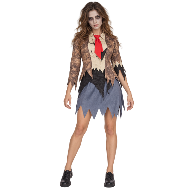 Zombie kvinde kostume
